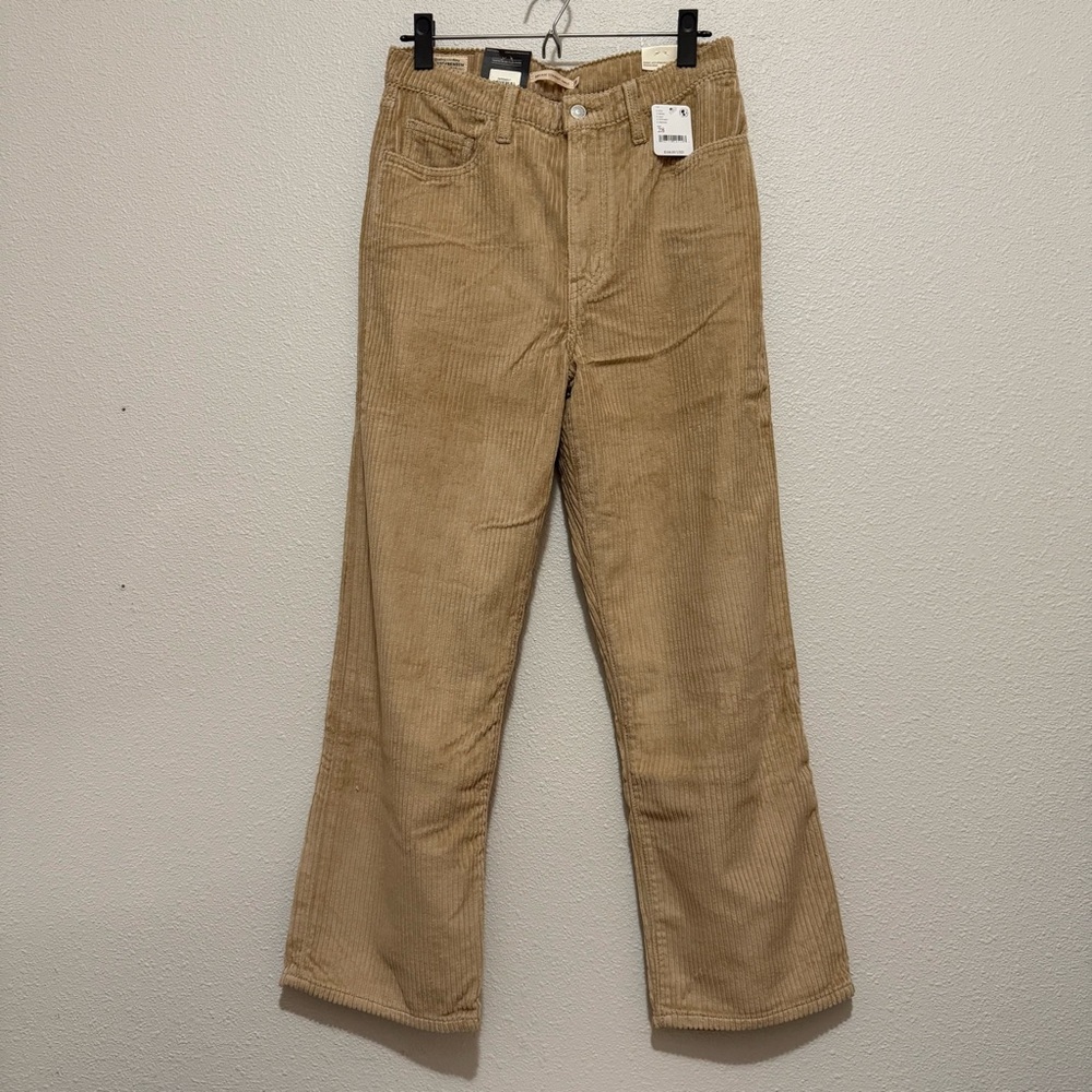 Levi’s Ribcage Straight Ankle Corduroy Pants - Granola - Size 28